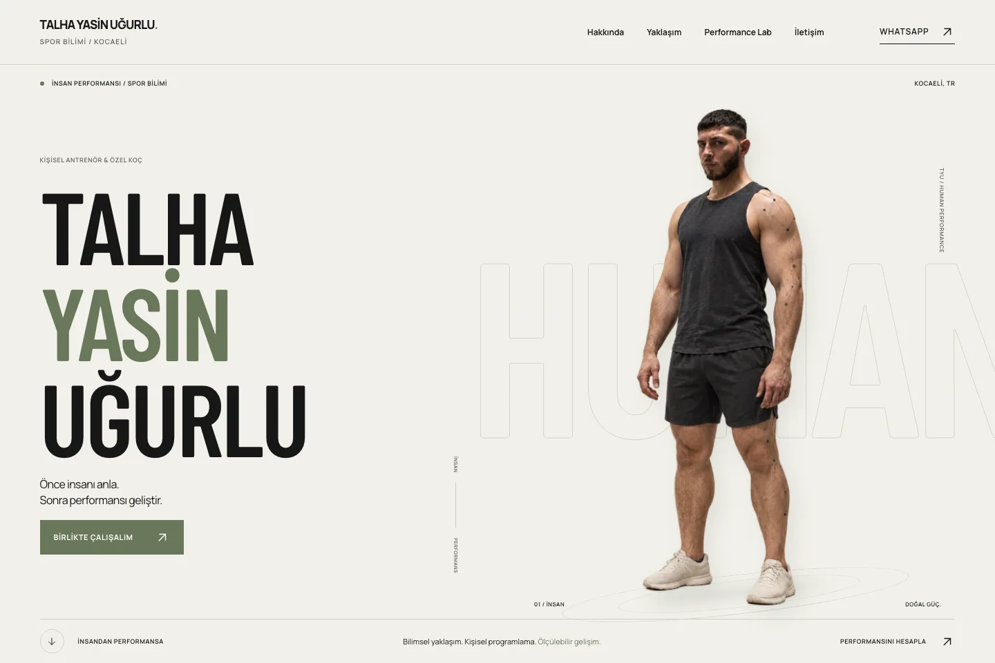 talhayasinugurlu.com sitesinin gerçek ana sayfası